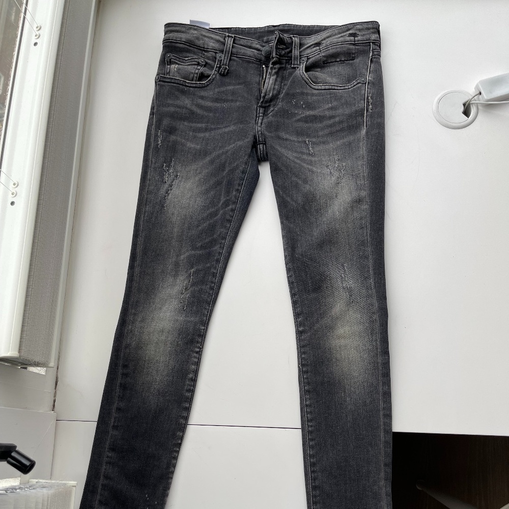 Kate Skinny Washed Grey jeans